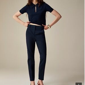 J. Crew NWT Size 16 Cameron Navy Pants